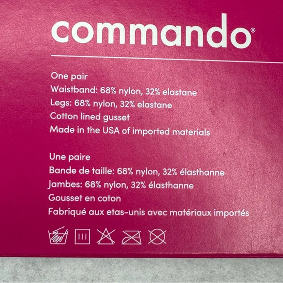 Commando The Essential Sheer Control Tights in Black Sz: Small - Picture 3 of 8